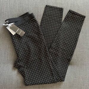 Bebe black crystal studded leggings - S